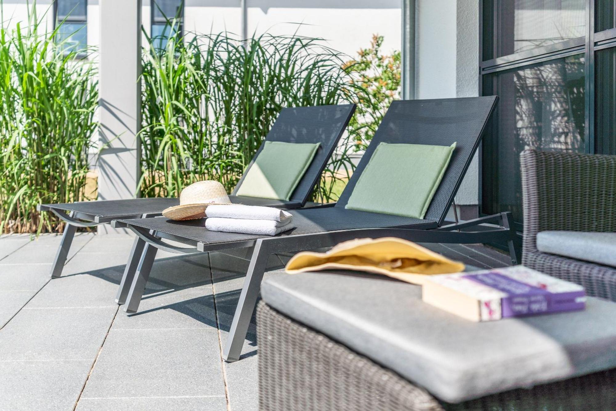 Terrassenwohnung "Inselhain" - Oase Am Haff Garz  ภายนอก รูปภาพ